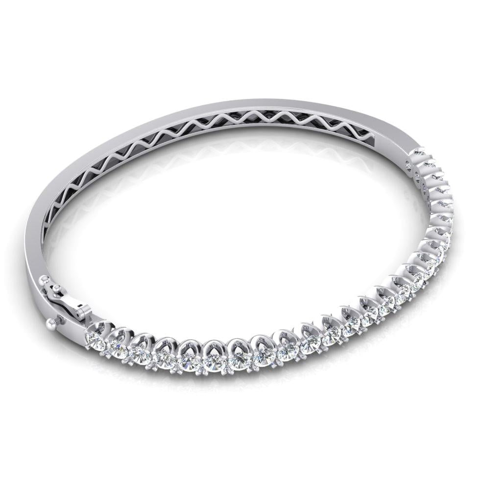 5 Carats Diamond Bangle