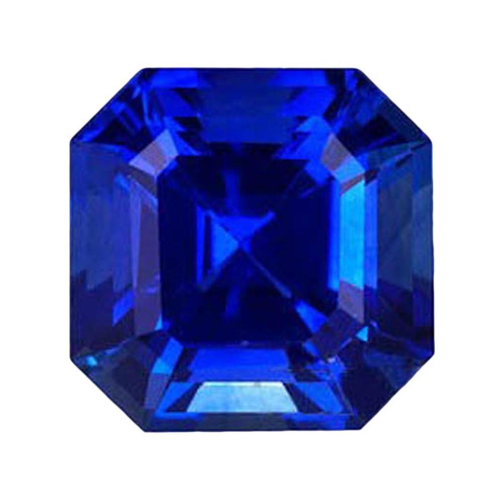 Asscher Cut Tanzanite Approx. 3 Carat Natural Aaa Loose Tanzanite Gemstone Gemstone Loose