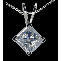 Big Natural Diamond 3 Ct. Pendant Locket With Chain Gold New