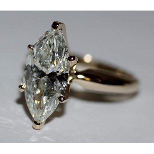 Solitaire Engagement Ring 3.5 Carat 