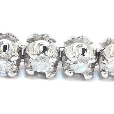 13 Ct White Gold Diamond Tennis Necklace Fine Jewelry Success