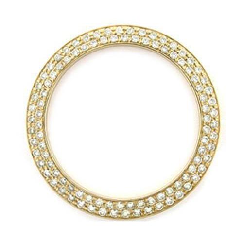 Custom Double Row Diamond Bezel To Fit Rolex Datejust All Watch Model Watch Bezel