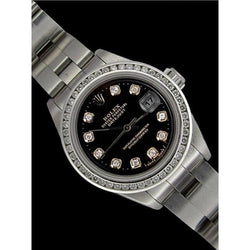 Date Just Rolex Ladies Watch Oyster Bracelet Diamond