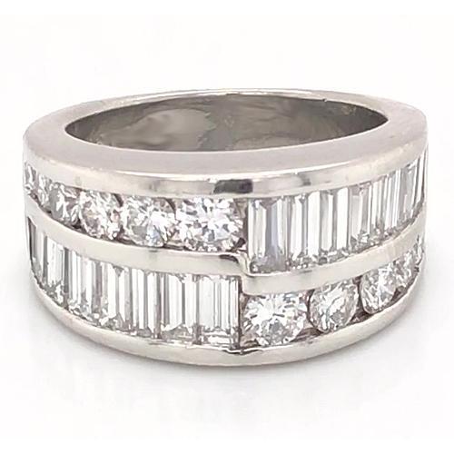 Diamond Anniversary Band 4 Carats Prong Setting Men Jewelry New Band