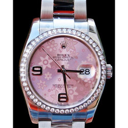 Diamond Bezel Ladies Man Rolex Datejust Watch Date Just QUICK SET