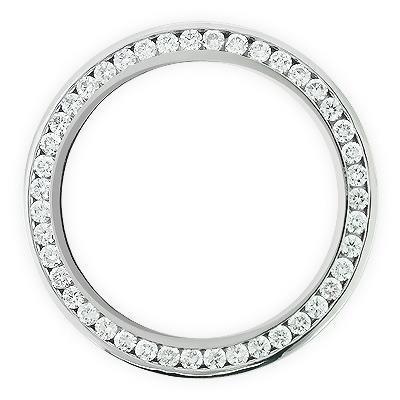 Diamond Bezel To Fit Rolex Datejust Or All Watch Models Custom 3.85Ct Watch Bezel