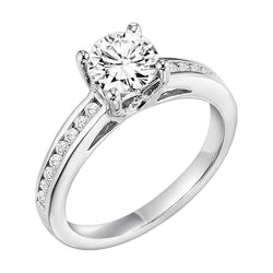 Diamond Engagement Ring White Gold Fine Jewelry 1.30 Carats