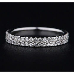 Natural Earth Mined Diamond Eternity Wedding Band 5 Carats Ladies Jewelry New