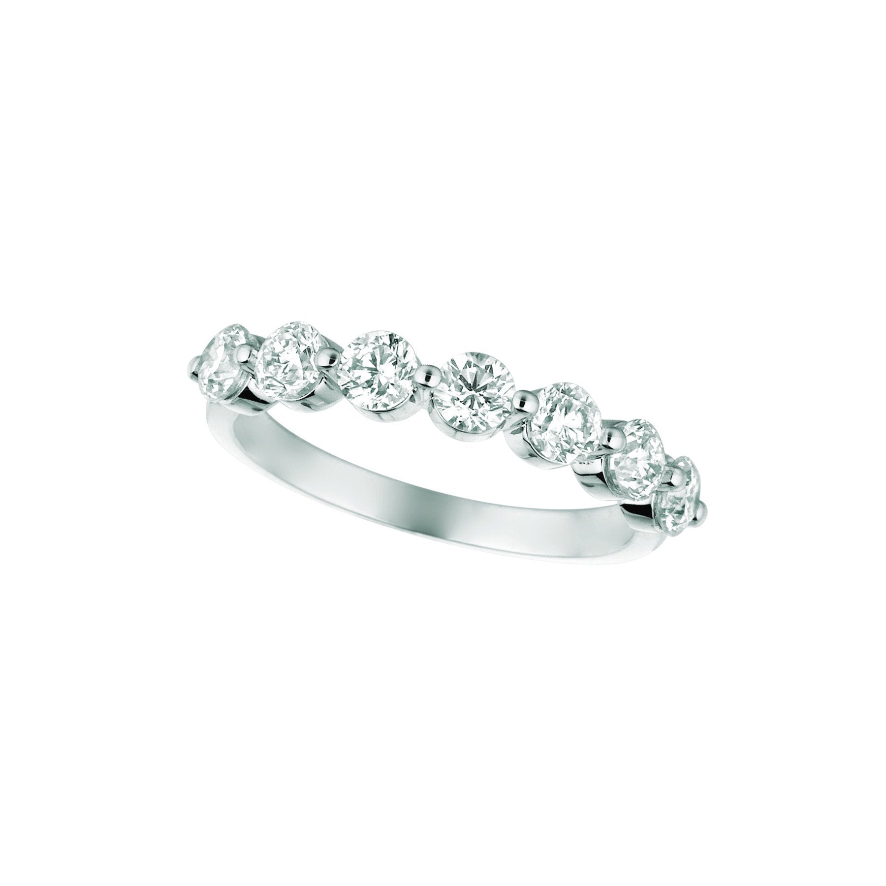 Diamond Fancy Ring 1.25 Carats 14K White Ring