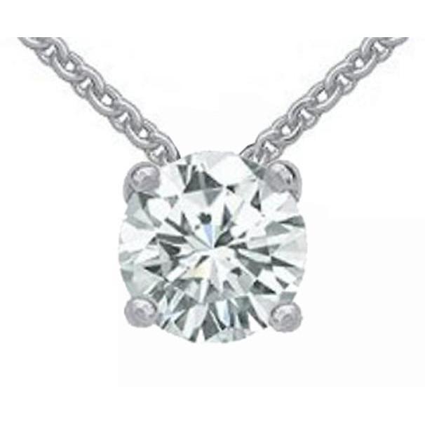 Diamond Pendant White Gold 1.25 Ct. Diamond Necklace Pendant