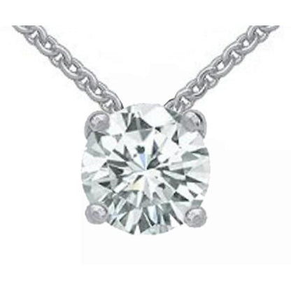 Diamond Pendant White Gold 1.25 Ct. Diamond Necklace Pendant