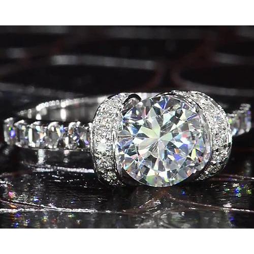 Diamond Ring 3.50 Carats Engagement Ring