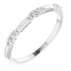 Real Diamond Round Promise Ring 1.05 Carats White Gold 14K