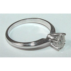 Diamond Solitaire Ladies Ring White Gold 1.01 Carat