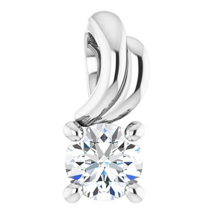 Diamond Solitaire Pendant 2.50 Carats Pendant