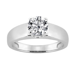 Diamond Solitaire Ring 2.50 Ct. Women Jewelry White Gold 14K