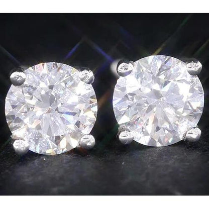 Diamond Studs  Sparkling Unique Lady’s Stud Earrings