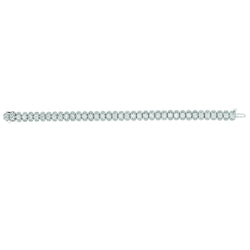 Natural Diamond Tennis Bracelet 7.60 Carats White Gold