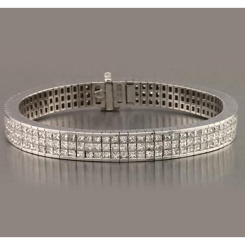 Pavé Diamond 14K Geometric Link Bracelet - Stevie Wren