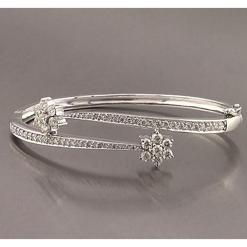 Diamond Women Bangle 5 Carats F Vs1 Jewelry New Bangle