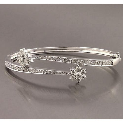 Diamond Women Bangle 5 Carats F Vs1 Jewelry New Bangle