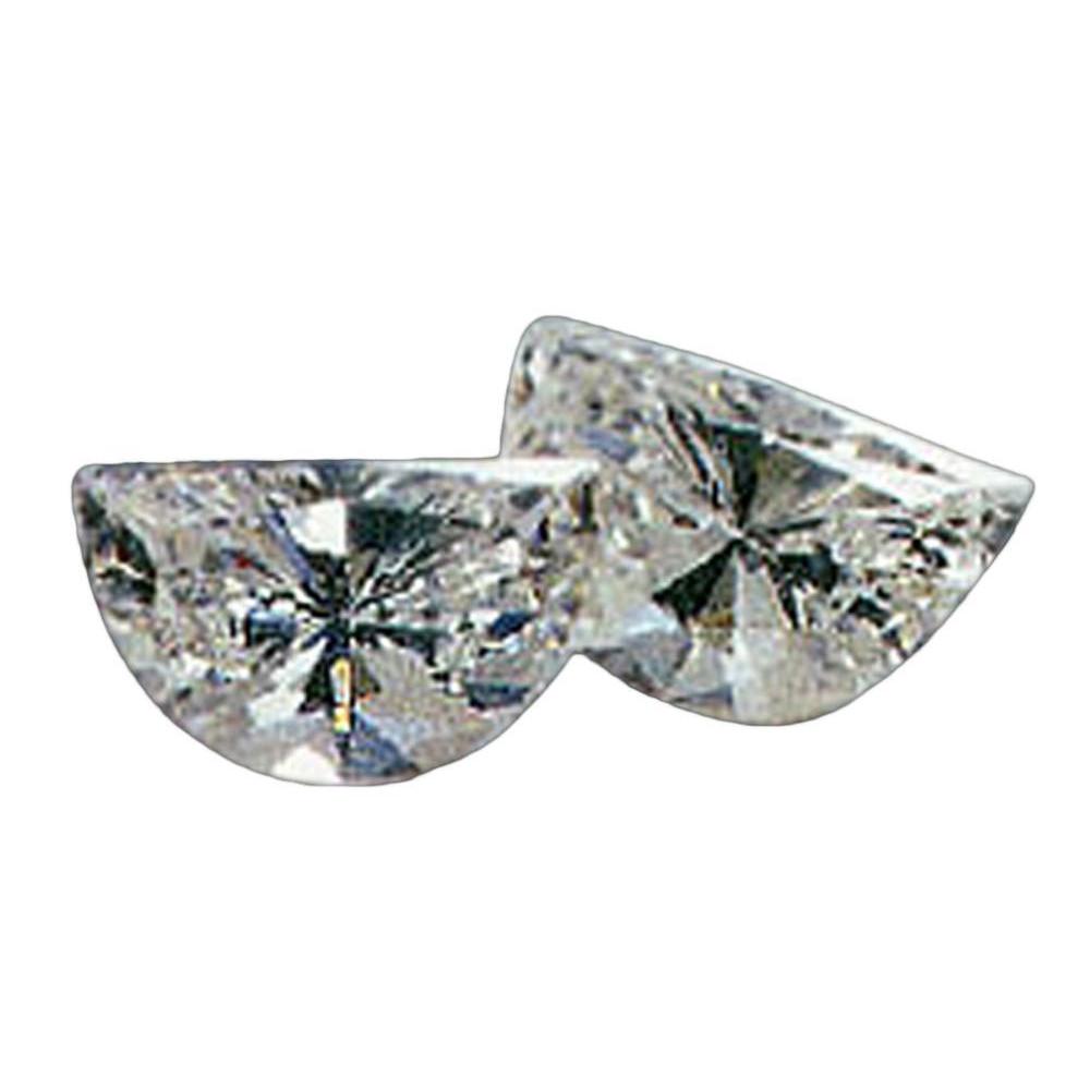 Diamonds F Vs1 Half-Moon 0.50 Carat Pair Of Half Moon Loose Diamond