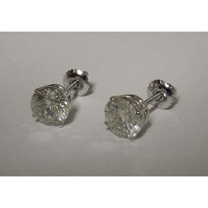 New Stylish Diamonds White Gold Earring New Stud Earrings