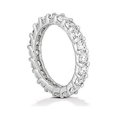 Diamond 3 Carat White Gold Engagement Eternity Band New
