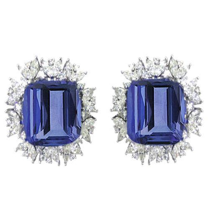 Brilliant Engagement  Emerald Ceylon Sapphire Marquise Diamonds  