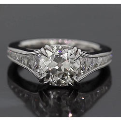 Engagement Ring 3.50 Carats Old Mine Vintage Style Jewelry New Natural Earth Mined Diamond