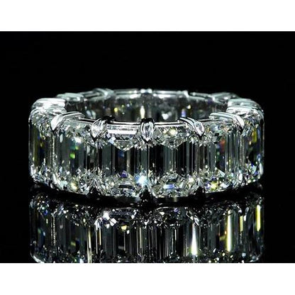 Eternity Band 7 Carats Emerald Cut Eternity Band