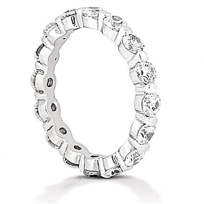 F Vs1 1.6 Ct Diamond Eternity Wedding Band Eternity Band
