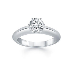 Prong Set 1.75 Ct Solitaire Diamond Engagement Ring White Gold