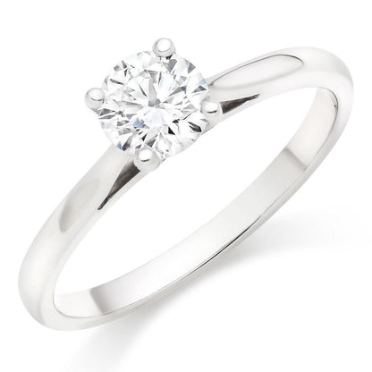 FAncy Style White Elegant Woman's Solitaire Diamond Ring 