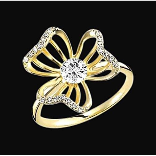 Flower Floral Unique Diamonds Ring 1.86 Carat Jewelry New Ring