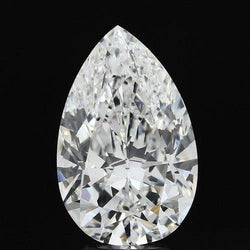 G Si1 Sparkling Pear Cut 4 Carat Big Loose Diamond New