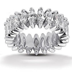 Diamonds Marquise Cut Eternity Band 4.60 Ct Jewelry New
