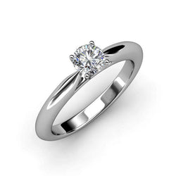 1.50 Carat Solitaire Round Cut Diamond Engagement Ring