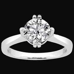 Gorgeous 2 Carat Round Diamond Solitaire Ring New