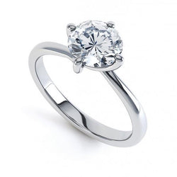 Gorgeous Round Cut 2.25 Ct Solitaire Diamond Engagement Ring