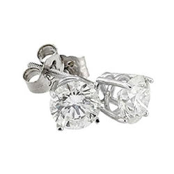 Gorgeous Diamond Studs Earrings 2 Cts Round Stud Earring
