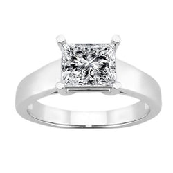 Wide Band Diamond Ring Lab Grown 2.50 Carats