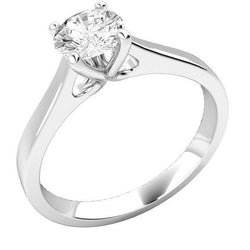 Gorgeous Brilliant Cut Natural Earth Mined Diamond Solitaire Ring 1.50 Ct Jewelry New
