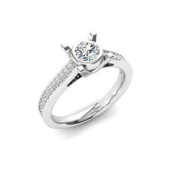 Gorgeous Round Brilliant Cut 1.90 Ct Diamond Wedding Ring White Gold