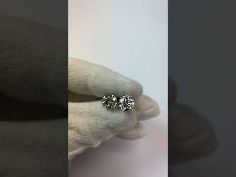  Diamond Earring 4.50 Carats White Gold 14K Vs1 F