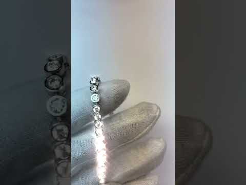 Products Diamond Tennis Bracelet 6 Carats Bezel Set Jewelry 