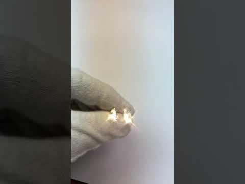 Sparkling  Stud Diamond Earring White Gold  Stud Earrings