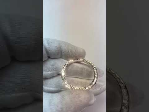 Round Custom Diamond Bezel To Fit Rolex Date 34 Mm Watch 2.75 Ct.