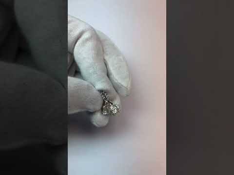 Brilliant Engagement Wedding  Stud Earrings White Gold Diamond