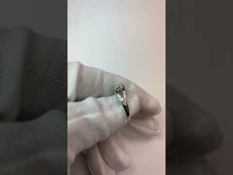 Unique Old Mine Cut Diamond Ring Split Shank Prong Set Women Jewelry White Gold Engagement Ring